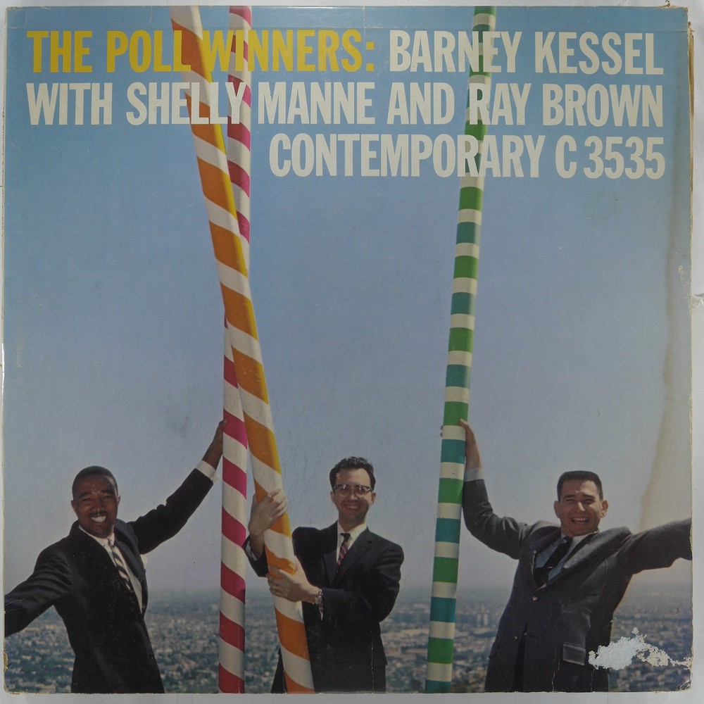 THE POLL WINNERS Self Titled CONTEMPORARY C3535 VG- 1957 Hard Bop LP Jazz