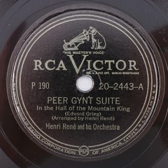 Henri René & His Orchestra Peer Gynt Suite ‘n Swing 4x 10″ 78rpm Record Book Set