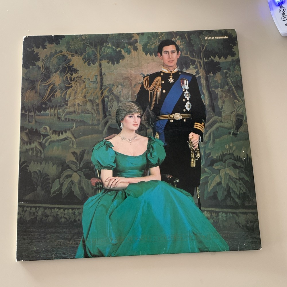 [RADIO/SPOKEN WORD]~EXC LP~The ROYAL WEDDING OF CHARLES AND DIANA~[1981~BBC RECO