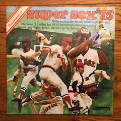 Super Sox ’75 LP Boston Red Sox Jim Rice Fred Lynn Luis Tiant Yaz 1975 VG+