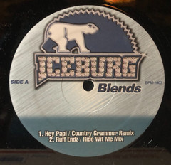 ICEBURG BLENDS Rare Hip Hop DJ Mix Maxi Single LP 🎧 2000s JAY Z Aaliyah KELIS