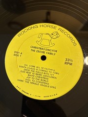 Christmas Sing for the entire family Rocking Horse X-5101 stereo LP vinyl record