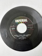Ricky Nelson Be-Bop Baby Have I Told You Lately 45 RPM Imperial X5463 VG