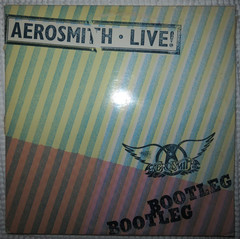 Aerosmith Live Bootleg 2x LP Columbia PC2 35564 Pitman Press 1978 Ex VG+