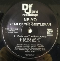Ne-Yo / Year Of The Gentleman 12″ Vinyl 2008 US Original Edition 2LP Def Jam