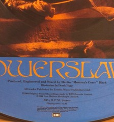 Iron Maiden Powerslave Picture Disc LP 1984 EMI Records Vinyl Heavy Metal