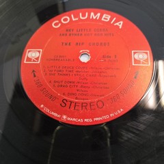 The Rip Chords – Hey Little Cobra And Other Hot Rod Hits 1964 Stereo Orig. LP VG