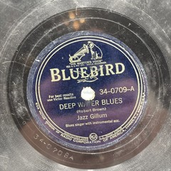 Deep Water Blues-Jazz Gilliam (Robert Brown) Bluebird Records 34–0709 Shellac G