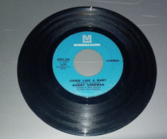 Bobby Sherman – Cried Like A Baby / Is Anybody There 7″ 1971: 45rpm Record