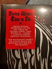 Electric Wizard Time to Die 2LP Gatefold 2021 Repress Aztakea Green New Sealed