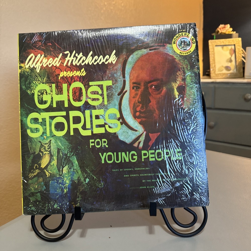 Alfred Hitchcock -GHOST STORIES FOR YOUNG PEOPLE- 1960s Scary Halloween Vinyl LP