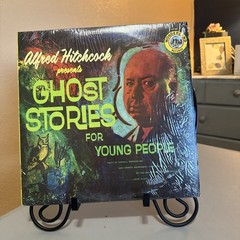 Alfred Hitchcock -GHOST STORIES FOR YOUNG PEOPLE- 1960s Scary Halloween Vinyl LP