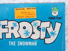FROSTY THE SNOWMAN THE PEPPERMENT KANDY KIDS 1972 VINYL CHRISTMAS RECORD