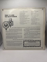 The Years To Remember – Frank Knight – Longines Symphonette Society Vinyl Record