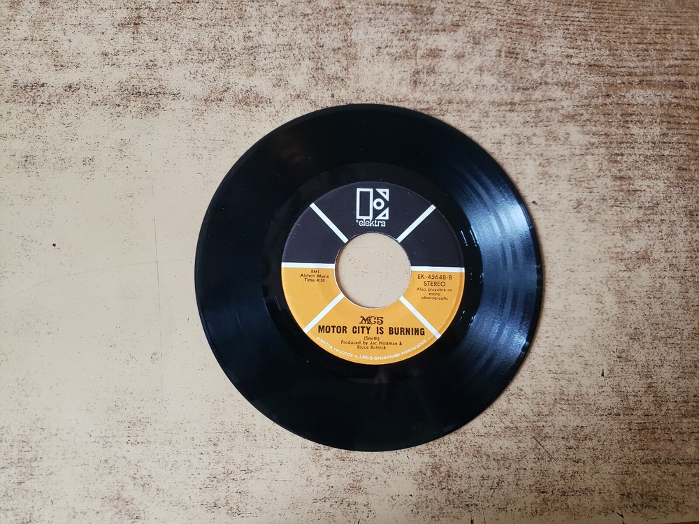 MEGARARE 1970s VG++ MC5-Kick Out The Jams / Motor City Is Burning 45648 45