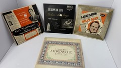 Lot of 4 Vintage Vinyl LPs – Jazz, Opera, Classical, Spoken Word – Collectible