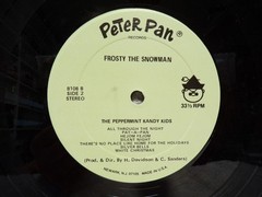 FROSTY THE SNOWMAN THE PEPPERMENT KANDY KIDS 1972 VINYL CHRISTMAS RECORD