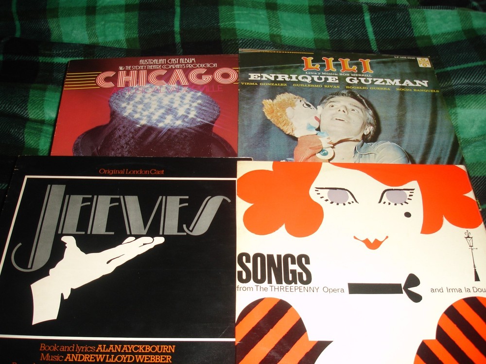 Lot of Rare Show Albums–LP Vinyl. NO CDs! UK and Foreign-Language Casts