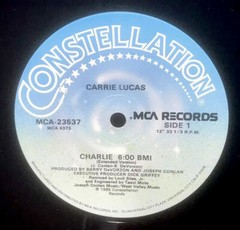 1985 Carrie Lucas “Charlie” Constellation MCA-23537 12” Single LP Shrink Wrap~NM