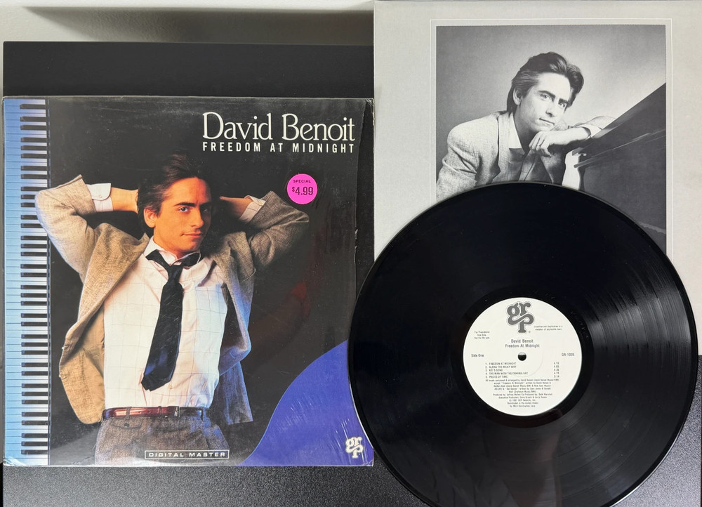 Freedom at Midnight David Benoit GR-1035 – Promo LP 1987 – in Shrink