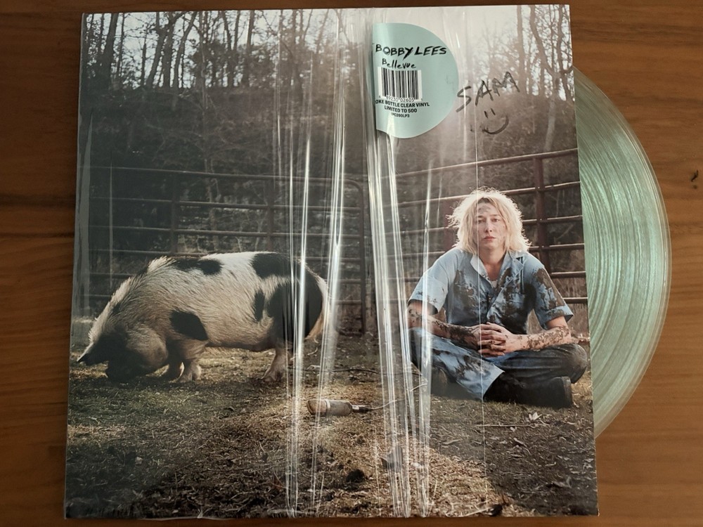 The Bobby Lees Bellevue (Vinyl) 12″ Album Limited Edition COKE BOTTLE SIGNED !!