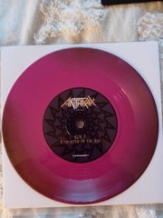 Anthrax 7 inch colored vinyl record