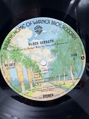 Black Sabbath – Self Titled Debut – LP Album Vinyl Vintage WS 1871