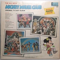 The All New Mickey Mouse Club Vinyl Record Album 1977 Disneyland