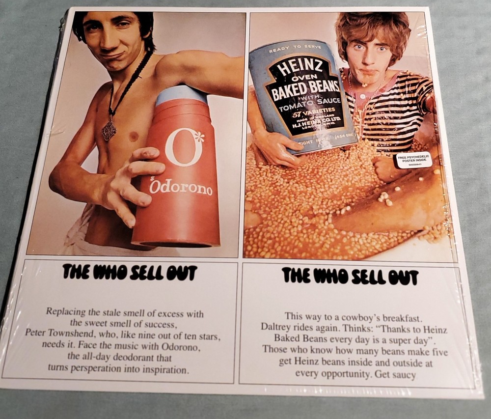 THE WHO – THE WHO SELL OUT – Vinyl Lp – With Poster – NM/M – WITH SHRINK