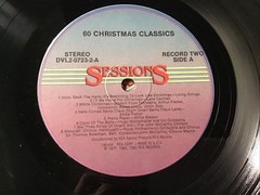 SESSIONS PRESENTS 60 CHRISTMAS CLASSICS 4-LP SET OOP WESTWOOD PRINT VINTAGE