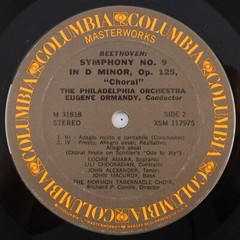 Beethoven / Ormandy – Symphony No. 9 In D Minor, Op. 125 1973 LP Record M 31818