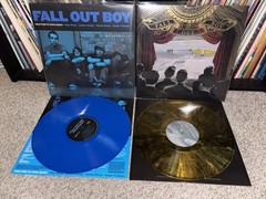 Fall Out Boy Colored Vinyl Lot of 2 LPs Take This to Your Grave and Cork Tree