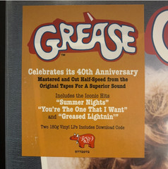 SEALED Grease 40th Anniversary 180g Record 2018 Gatefold Movie Soundtrack Rock