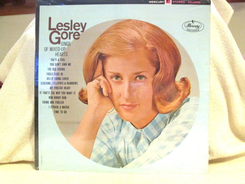LESLEY GORE SINGS OF MIXED-UP HEARTS RARE ORIG 1963 STEREO TEEN-POP NOS SEALED!!