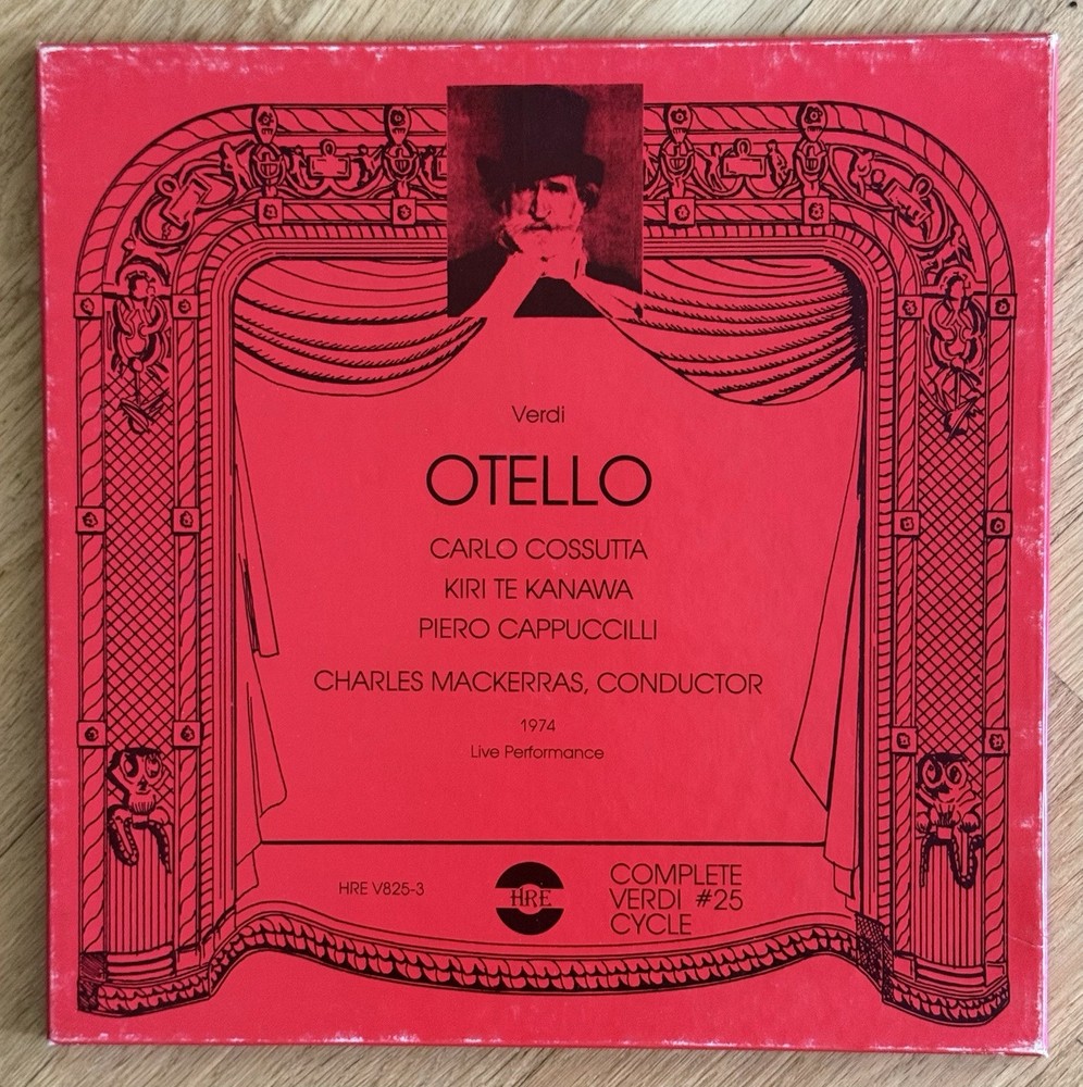 Rare 3-LP boxed set of: Giuseppe Verdi – Otello 1974 Life Performance.