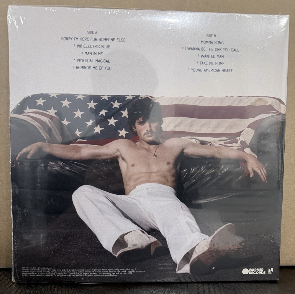 Benson Boone – American Heart New LP Vinyl sealed