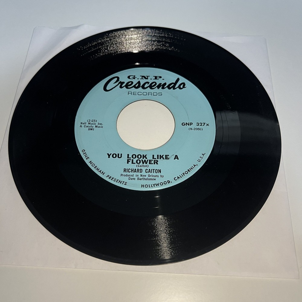 RICHARD CAITON You Look Like A Flower / Listen To The Drums GNP 327 M-