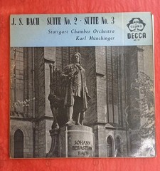 Johann Sebastian Bach Set Of 3 Vinyl LPs