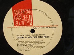 12″ PSA American Cancer Society 1961 Cancer Crusade