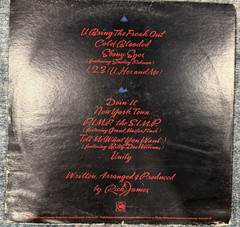 Rick James – Cold Blooded Vinyl Record Album
