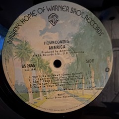 America Homecoming LP Warner Bros. 12″ Black Vinyl 1972 BS 2655