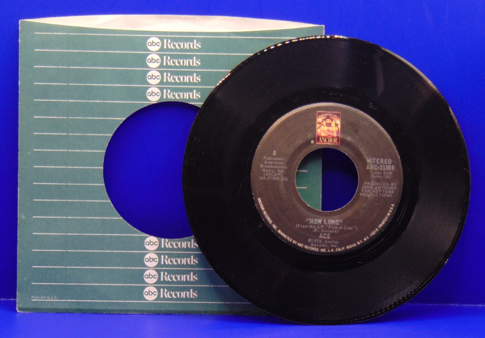 ACE How Long 45 RPM ABC 21000 NEAR MINT+