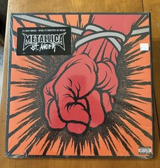 St. Anger by Metallica Vinyl 2 LP 2003 Original Shrink Wrap Hype Sticker Mint-