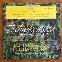 Tchaikovsky Symphony No. 4 in F Minor Leningrader SLPM 138 657 DGG Release 1/63