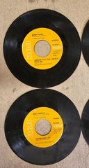 Vintage RCA Victor Stereo Various Artists Orange Label 45 RPM Vinyl Records Lot