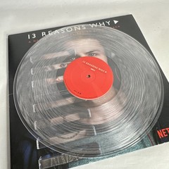 13 Reasons Why vinyl Netflix Season 1 Soundtrack 2xLP Clear color record Rare
