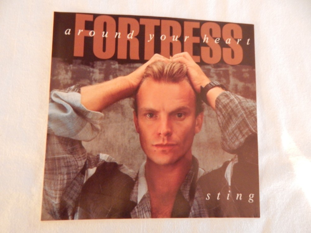 Sting “Fortress Around Your Heart” PICTURE SLEEVE! MINT! NEW!