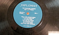 Frosty The Snowman Vinyl, LP Caroleer Singers Diplomat Records ‎SX-1714 w Sleeve