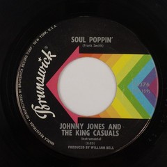 JOHNNY JONES & KING CASUALS: Blues For Brothers US Brunswick Soul Funk 45 HEAR