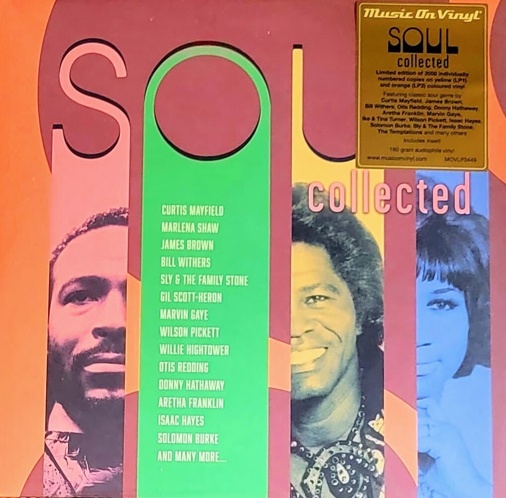 SOUL COLLECTED – VARIOUS ARTIST – 180-GRAM COLORED VINYL 2-LP SET ” NEW, SEALED